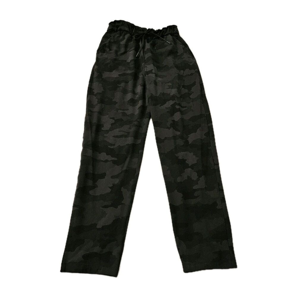 Lululemon Keep Moving 7/8 Pants Womens 4 High Rise Incognito Camo Multi Gray